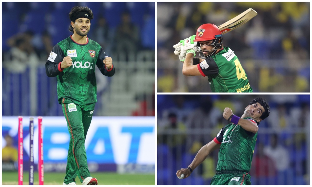 Desert Vipers ended the Sharjah Warriorz’ playoff hopes with a five-wicket victory in their final International League T20 group-stage match at Sharjah Cricket Stadium, becoming the first team to win eight games in a single group phase. (Supplied)