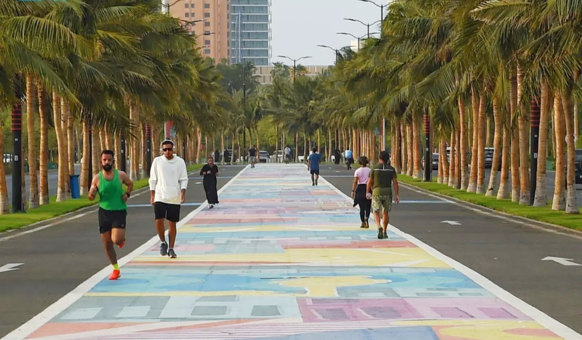 Participation in Jeddah Walks 2 requires registration through the Walking Challenge app. (SPA)