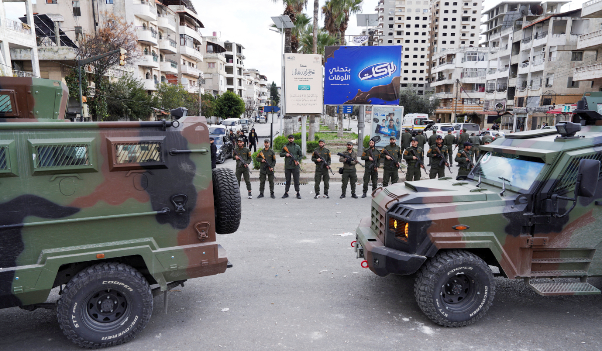 Security forces deploy in Latakia to take control of the situation. The Syrian government said that necessary legal measures would be taken against those found involved in attacks. (Reuters)