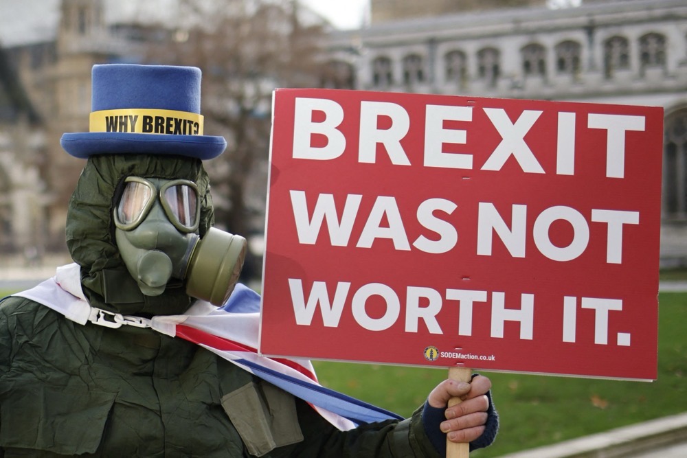 Brexit cost UK business £37 billion ($49 billion) in the 12 months to September 2024. (AFP/File)