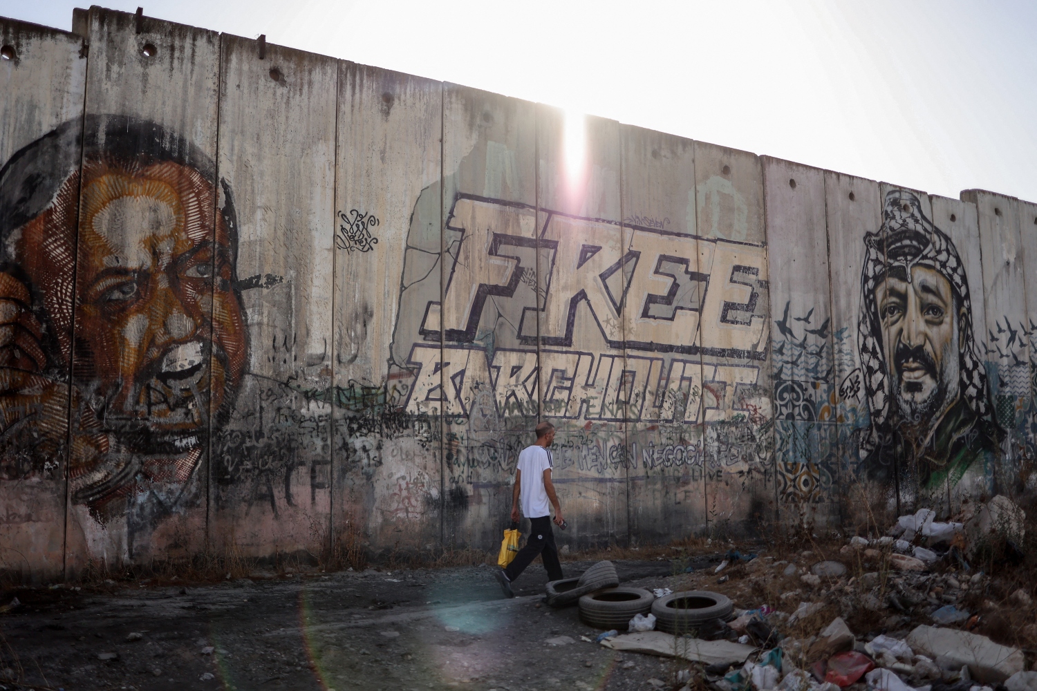 Releasing Barghouti, as part of phase two of the peace plan, could help achieve its success (File/AFP)