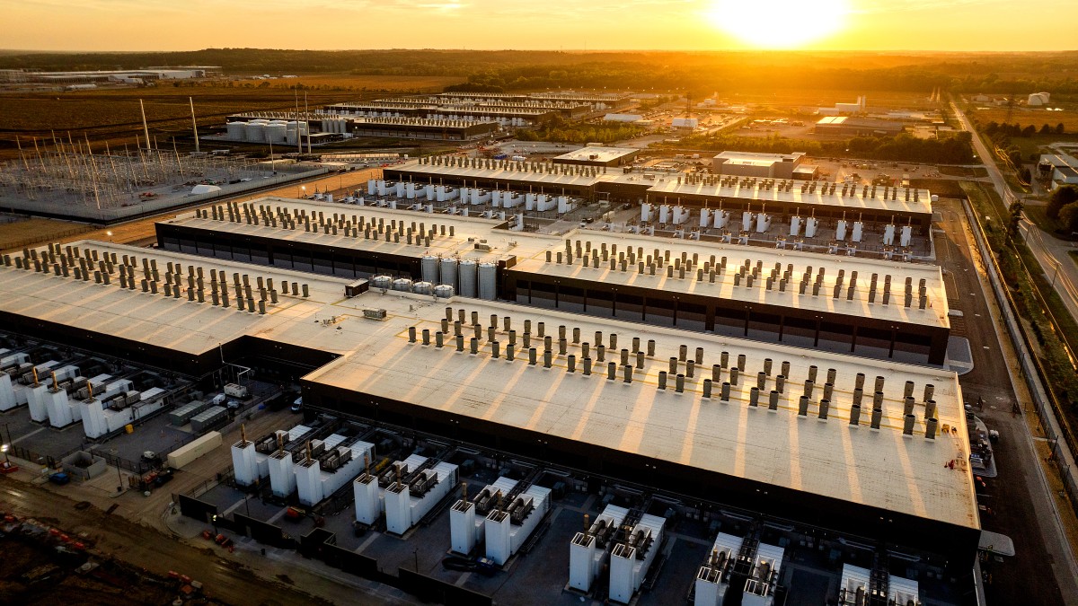 Amazon AI data center in New Carlisle, Indiana, US. (AFP/File)