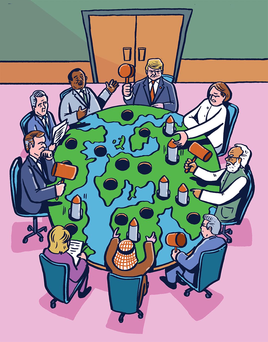 Illustrated by Dom McKenzie for Arab News