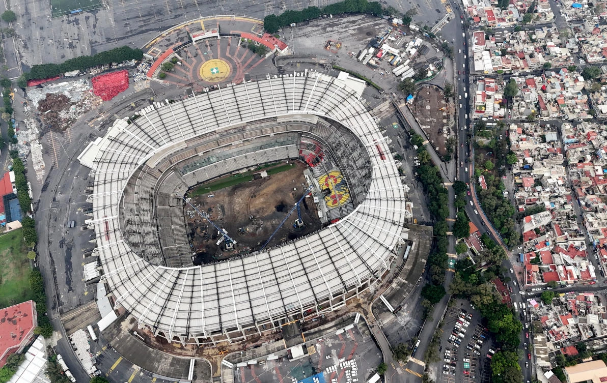 Azteca Stadium is set to reopen in March when Mexico hosts Portugal and Cristiano Ronaldo in a friendly match ahead of the 2026 World Cup. (Reuters/File)