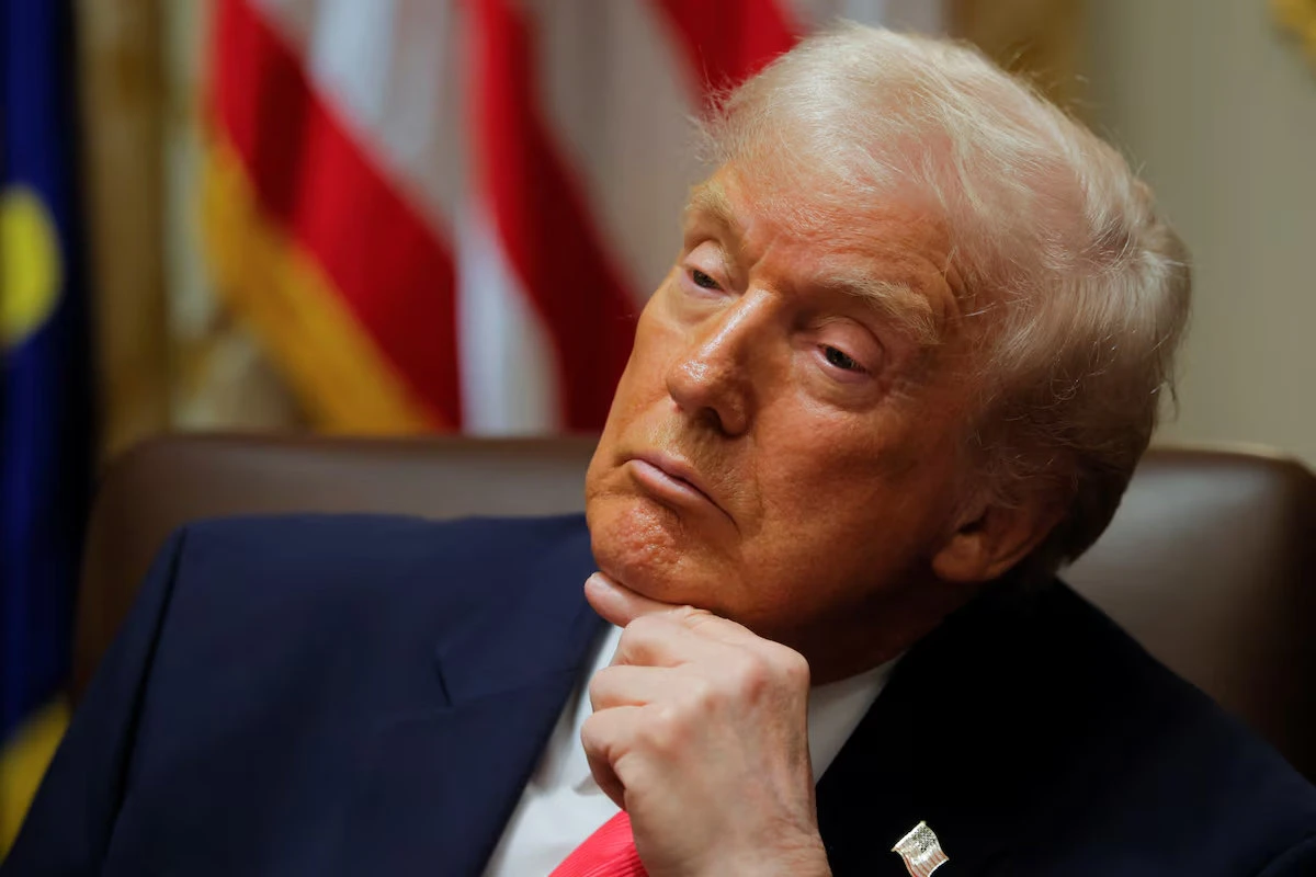 US President Donald Trump attends a cabinet meeting at the White House in Washington, DC, US, December 2, 2025. (Reuters)