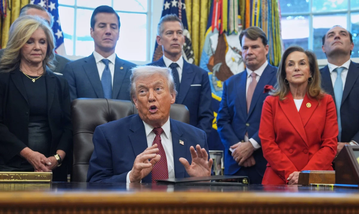 President Donald Trump speaks during an event on fuel economy standards in the Oval Office of the White House, Wednesday, Dec. 3, 2025, in Washington. (AP)