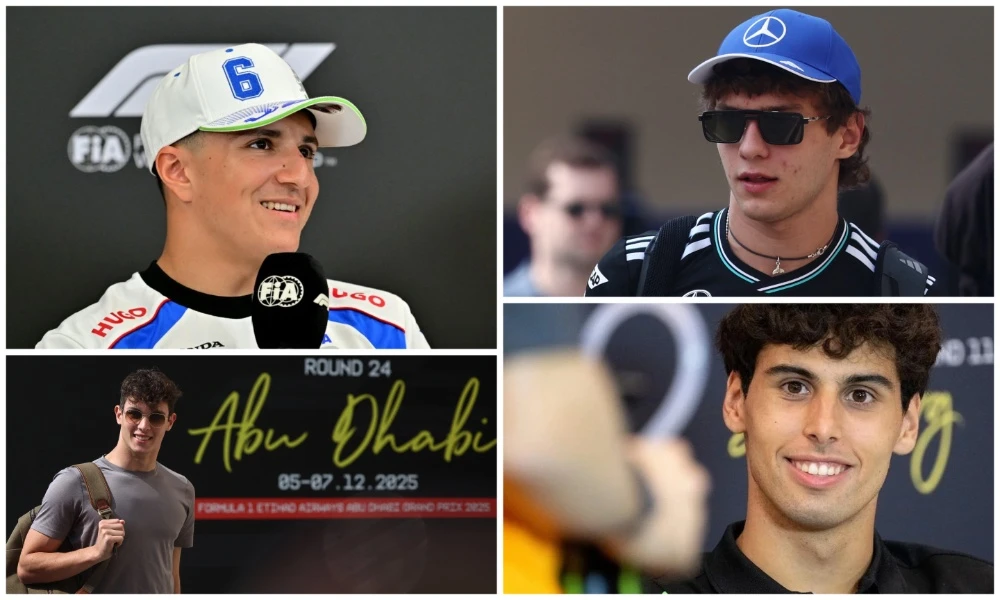 As a hectic 24-race Formula 1 season comes to a close this weekend in Abu Dhabi, this year’s rookie class of drivers have plenty to digest and countless learnings to carry with them into 2026 - clockwise from top left: Isack Hadjar, Kimi Antontelli, Gabriel Bortoleto and Ollie Bearman. (Reuters/AFP/File Photos)