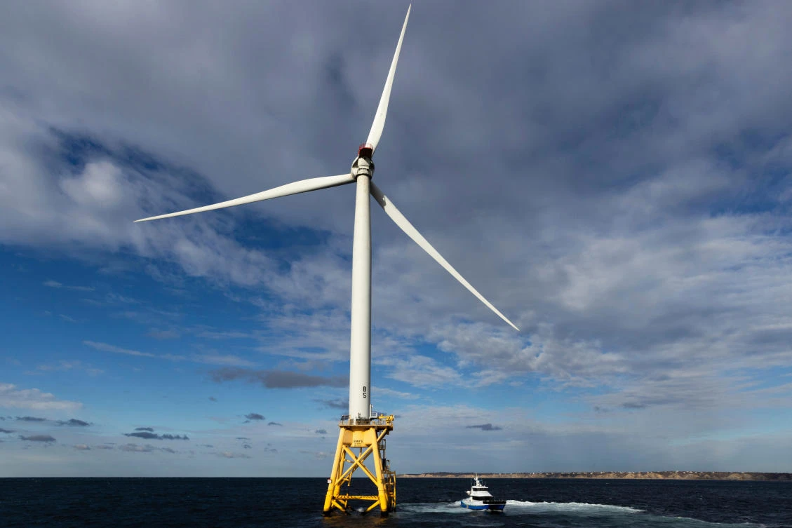 US President Donald Trump’s administration earlier halted all federal approvals for new wind energy projects. Above, the Block Island Wind Farm off the coast of Block Island, Rhode Island. (AP)