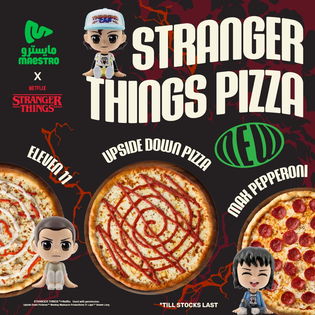 Maestro unveils ‘Stranger Things’-themed pizza flavors