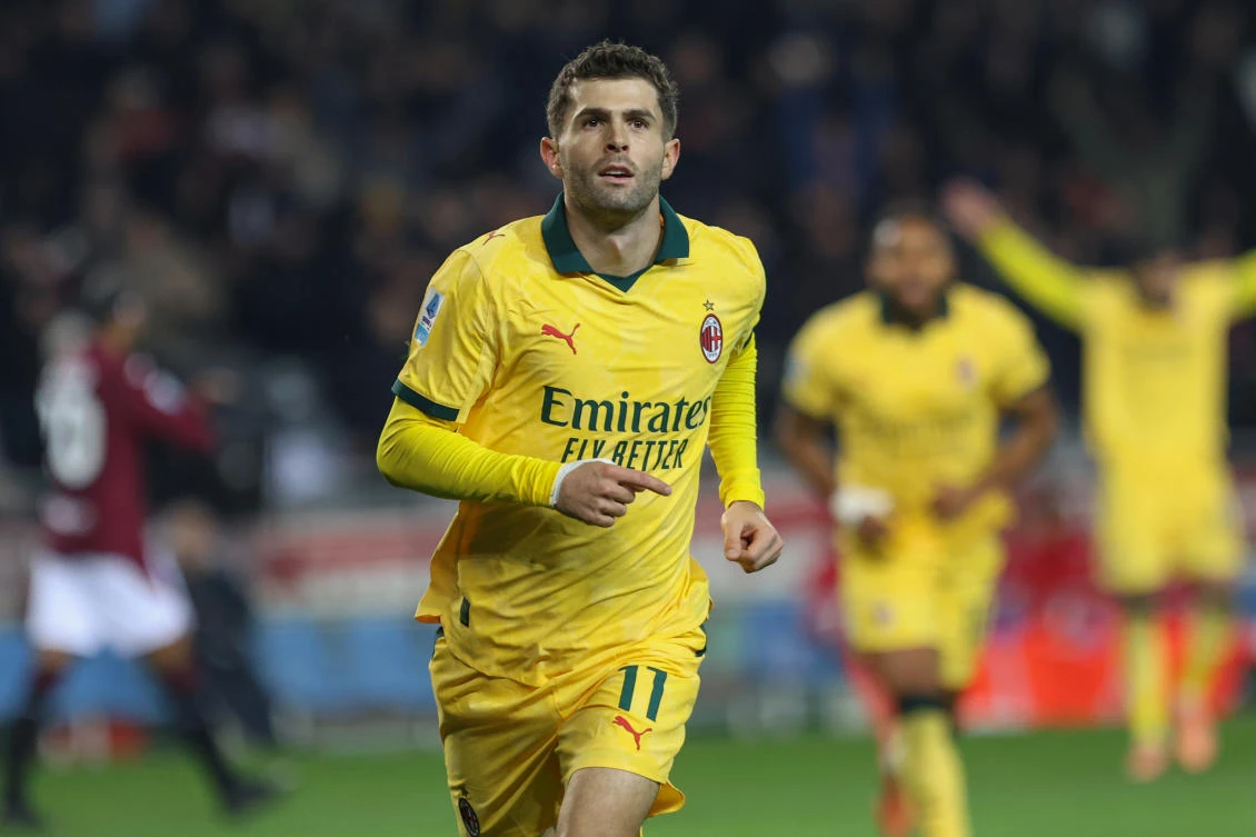 AC Milan back on top of Serie A thanks to Christian Pulisic double