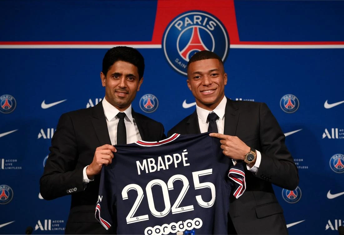 French football club PSG were sentenced on Dec. 16, 2025, by a the Paris labor court to pay 59.2 million euros to French forward Kylian Mbappe in a wage dispute. (AFP/File)