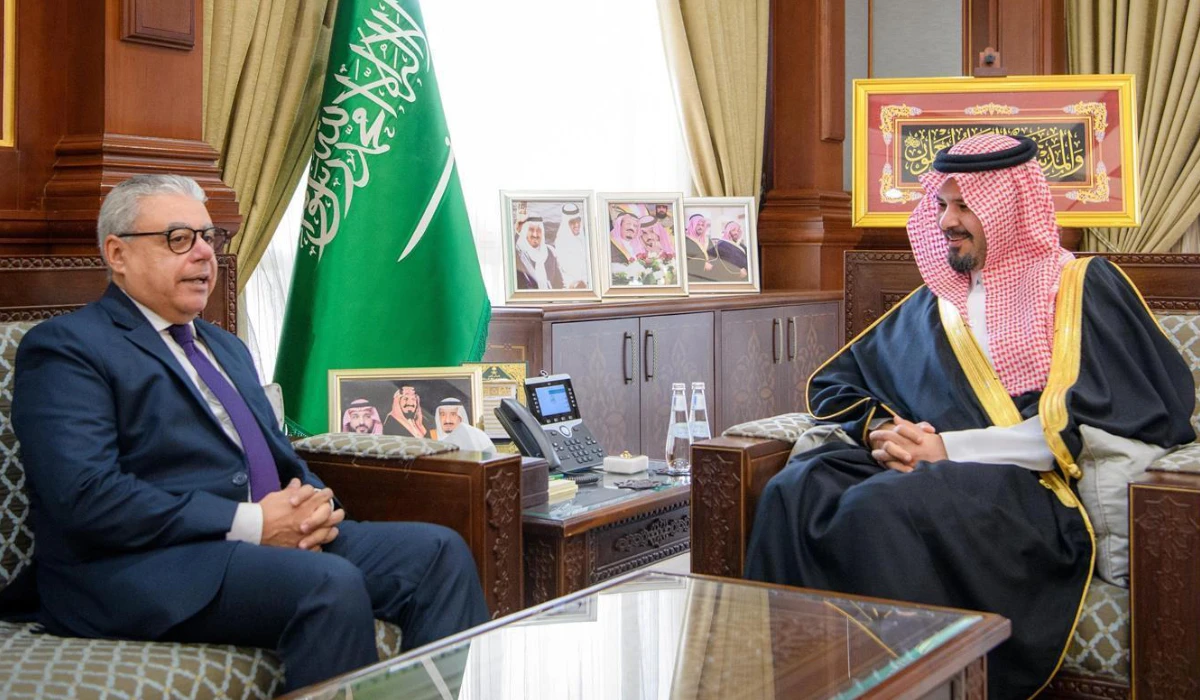 Madinah governor receives Egyptian ambassador to Saudi Arabia