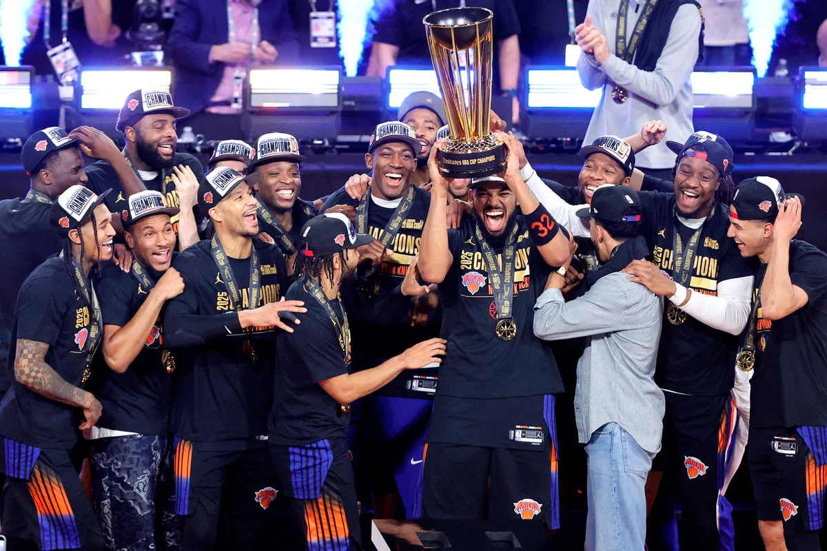 Knicks beat Spurs in NBA Cup final to end 52-year trophy drought