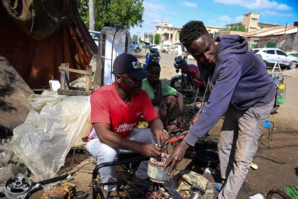 According to the UN, more than 110 million people are now forcibly displaced worldwide. (AFP)