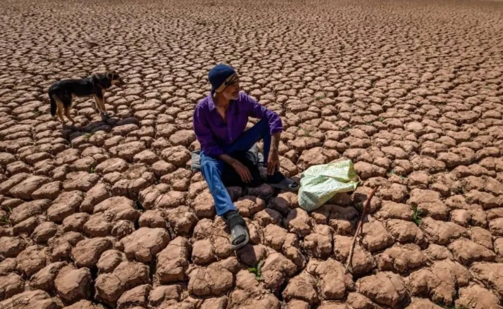 A photo showing the extent of the drought affecting vast areas in Morocco. (AFP/File Photo)