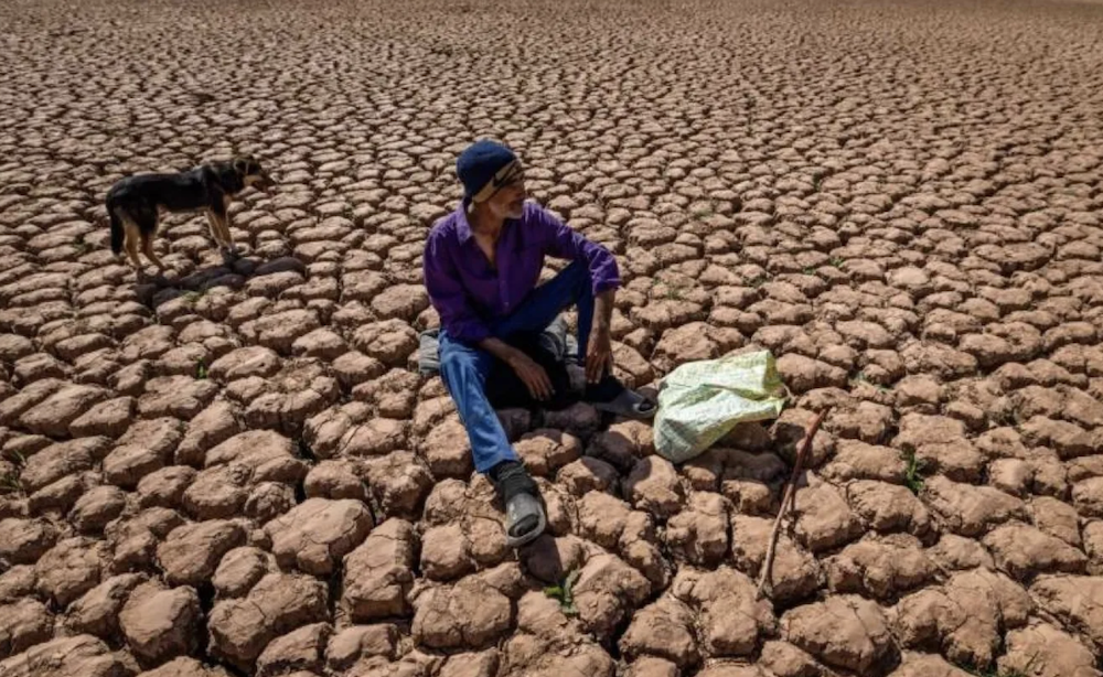 A photo showing the extent of the drought affecting vast areas in Morocco. (AFP/File Photo)