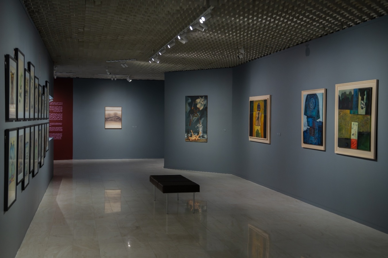 Part of the show's 'Abstraction and Textual Expression' segment. (Supplied)