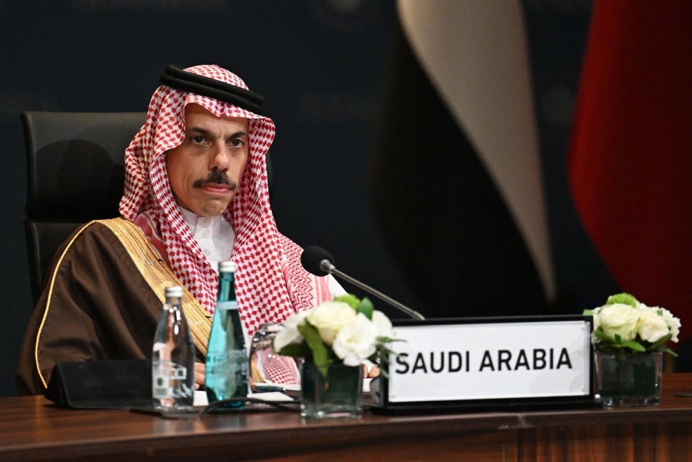 Saudi Foreign Minister Prince Faisal bin Farhan. (AFP/File)