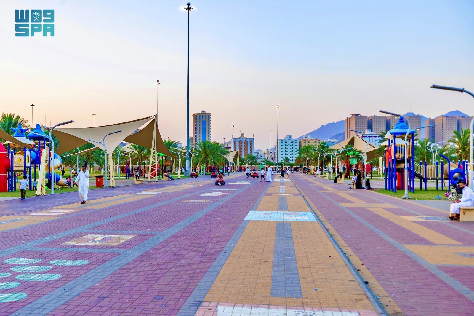 The mild winter in Makkah has improved residents’ quality of life by encouraging greater use of public facilities and increasing social interaction. (SPA)