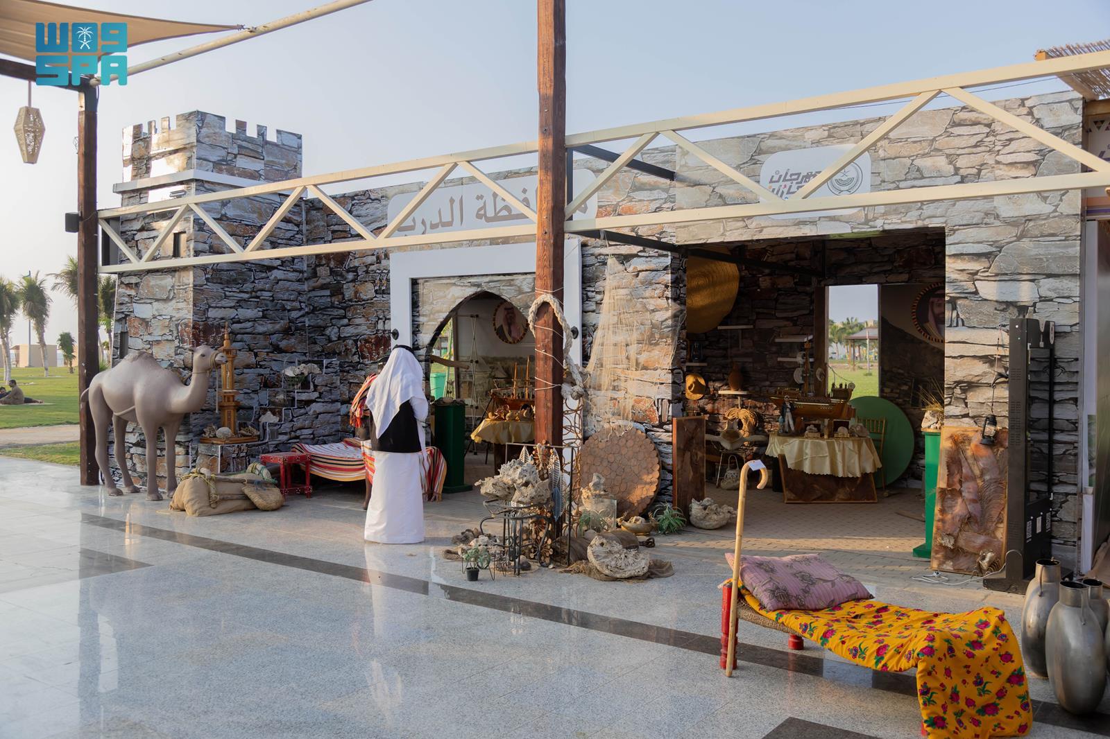 All 16 governorates are represented, allowing visitors to explore heritage through traditional crafts, folk arts, and live performances. (SPA)