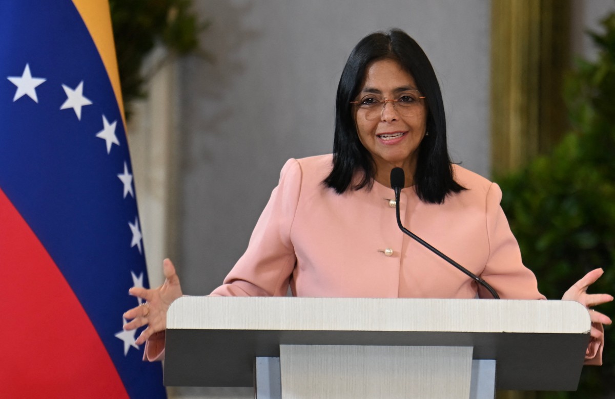 Interim Venezuelan president Delcy Rodriguez. (File/AFP)