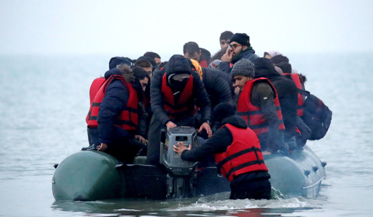 The law has created new criminal offenses, such as supplying boat engines to bring migrants to the UK, punishable by up to 14 years in jail. (Reuters)