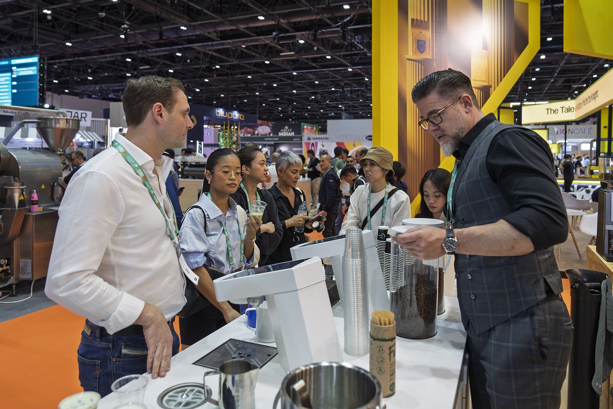 A previous edition of the World of Coffee trade show in Dubai. (Supplied)