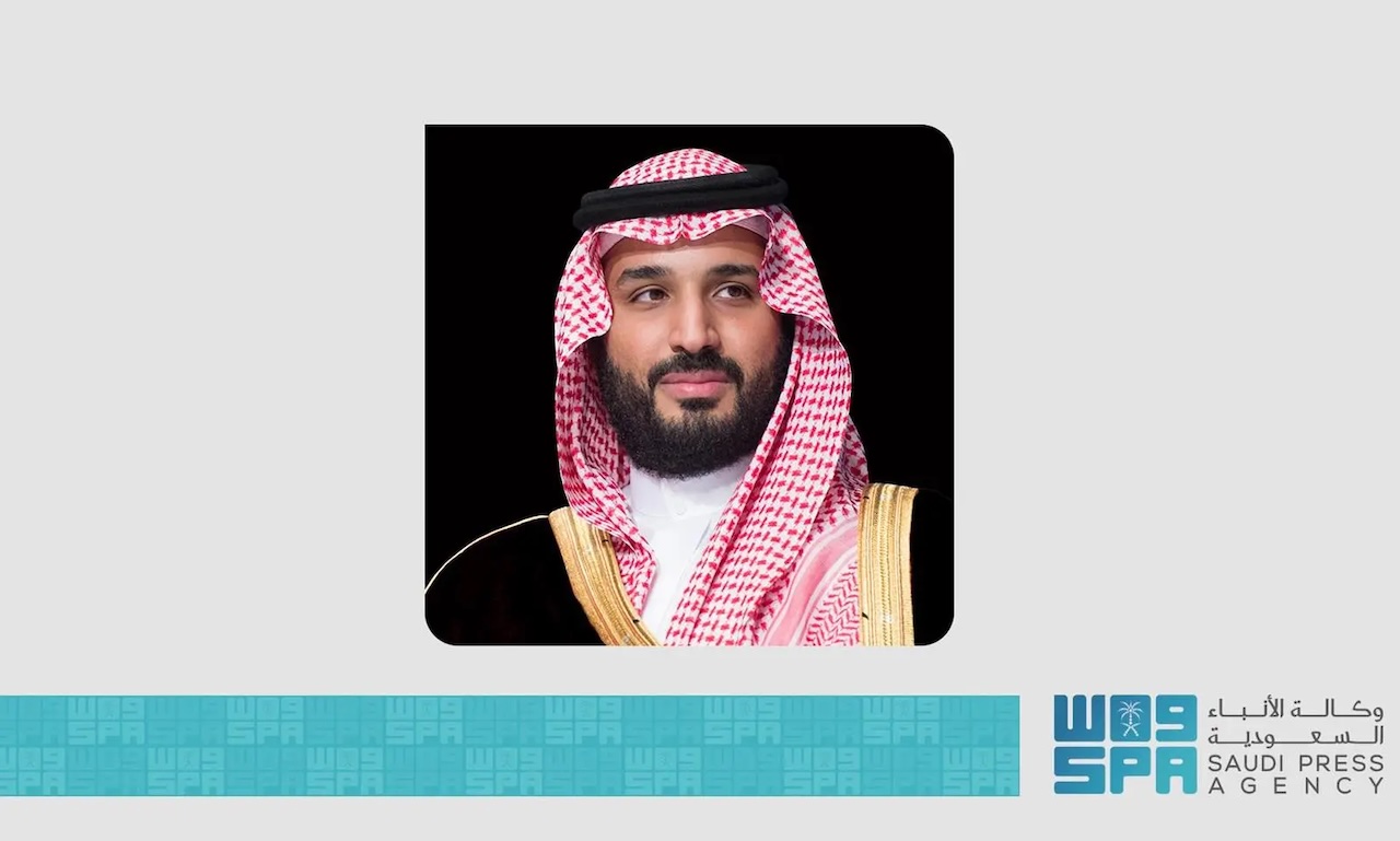 Saudi crown prince receives a telephone call from the Syrian president