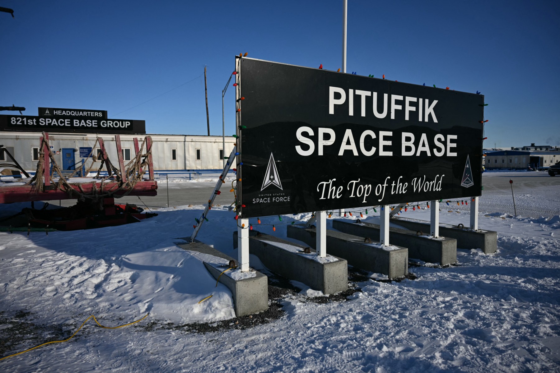 The US military’s Pituffik Space Base in Greenland. (File / AFP)