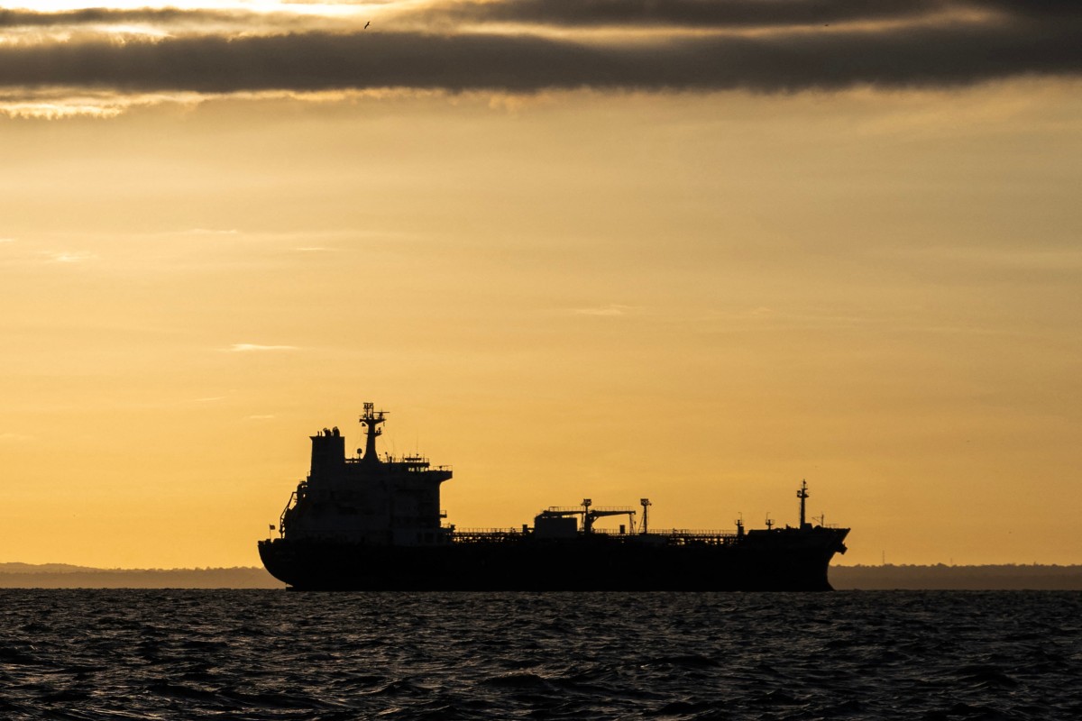 This view shows crude oil tankers anchored on Lake Maracaibo, Venezuela, Jan. 7, 2026. (AFP)
