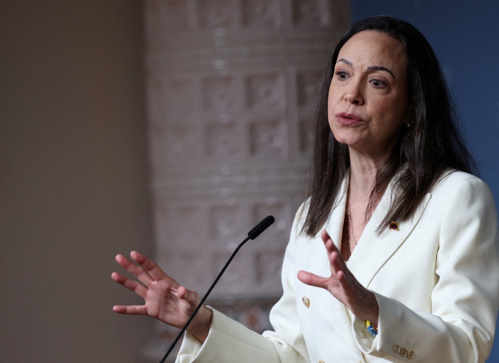 Nobel Peace Prize laureate and Venezuelan opposition leader Maria Corina Machado. (Reuters/File)