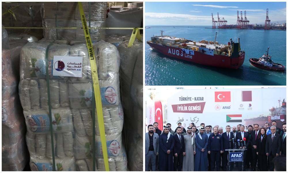 Qatar and Turkiye have dispatched a humanitarian aid vessel carrying more than 2,400 metric tons of relief supplies to Sudan, it was announced this weekend. (Supplied)