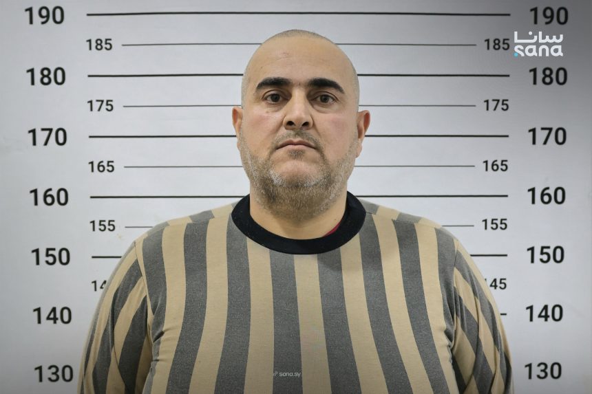 Authorities accuse Nidal Ali Suleiman of involvement in fighting in the Hama region. (SANA)