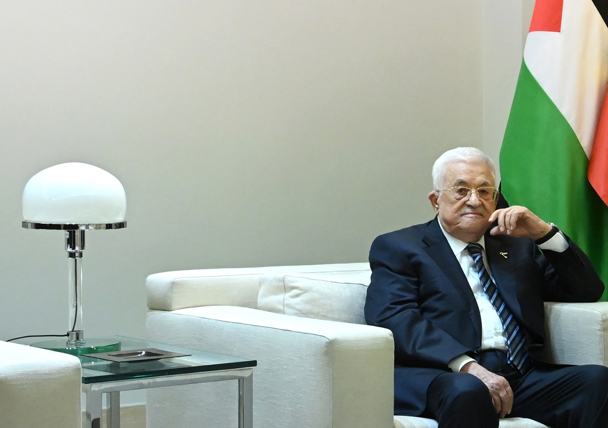 President of the Palestinian Authority Mahmoud Abbas (AFP)
