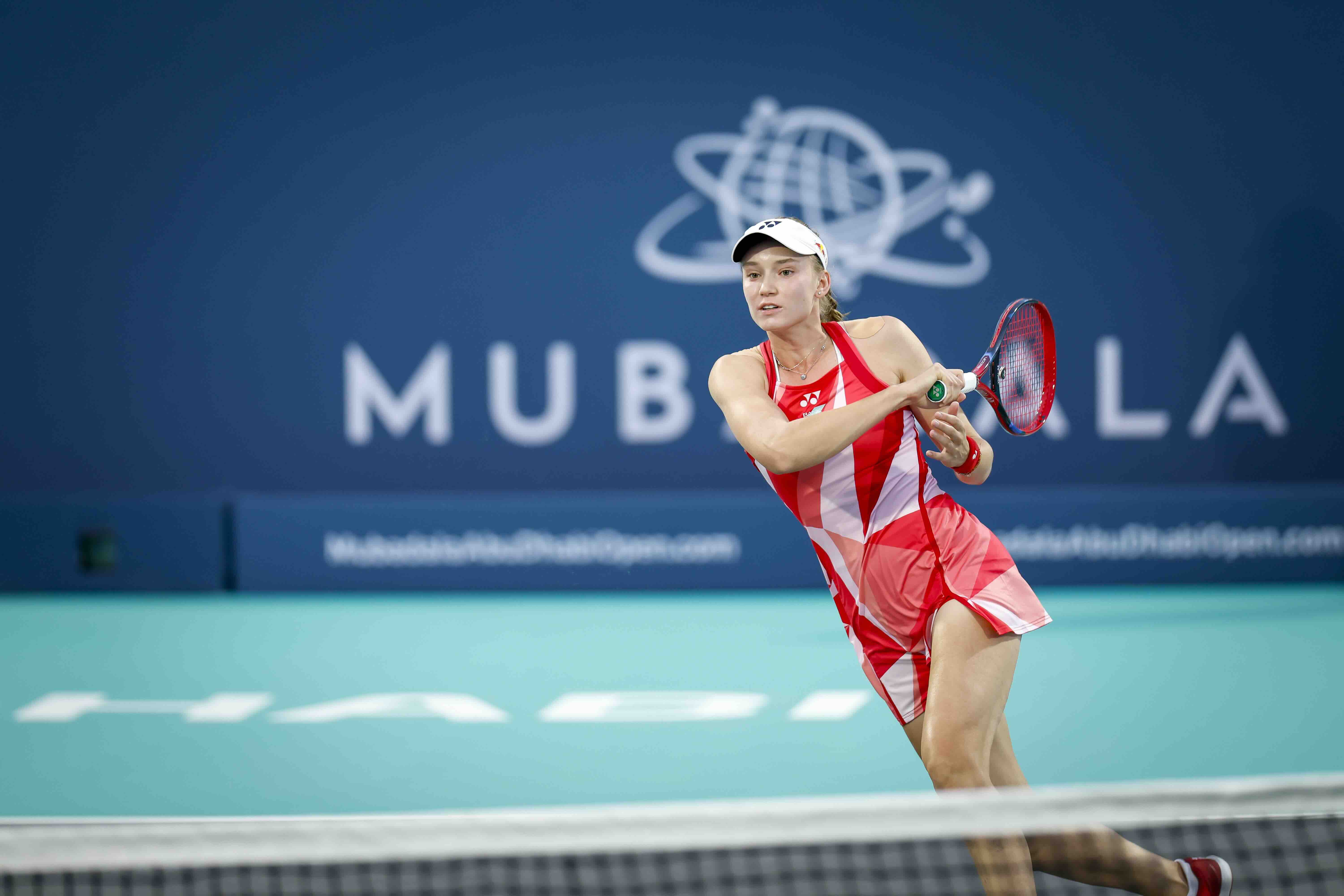 Elena Rybakina has been confirmed for the 2026 Mubadala Abu Dhabi Open. (Supplied)