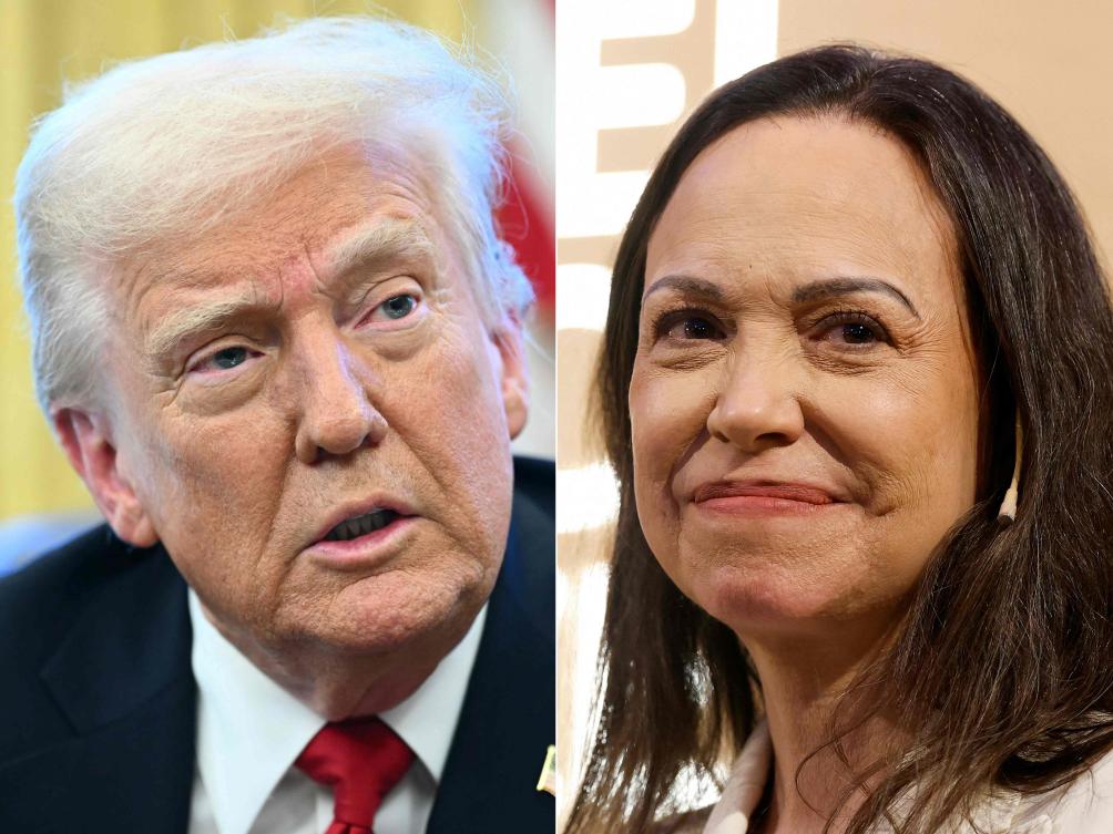 Trump to meet Venezuelan opposition leader Machado after praising its government