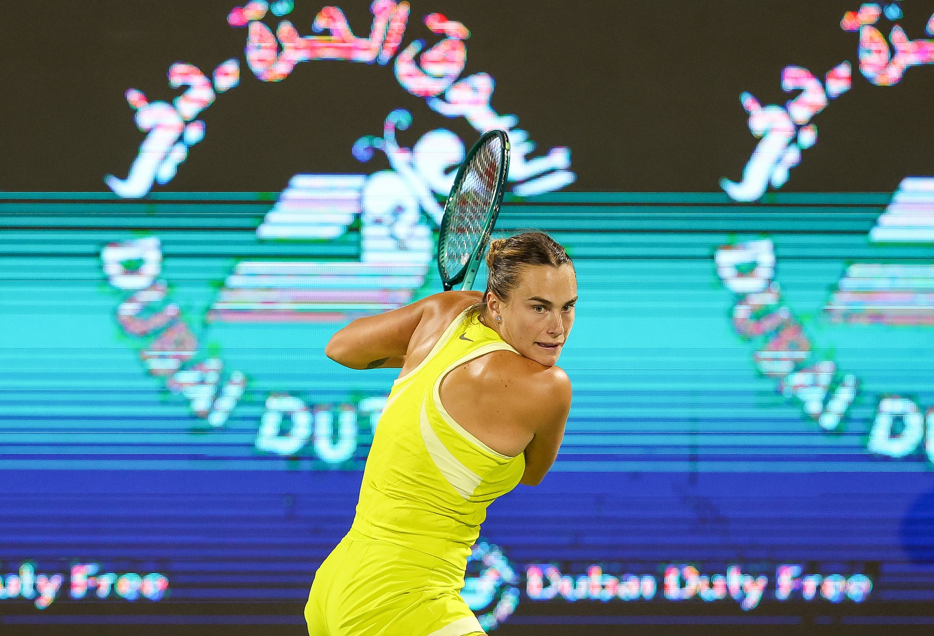 World No. 1 Aryna Sabalenka will lead a strong field at the 2026 WTA Dubai Duty Free Tennis Championships. (Supplied)