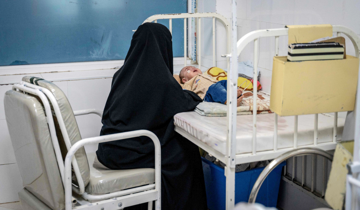 There are relatively few hospitals that treat malnutrition in Afghanistan. (AFP)