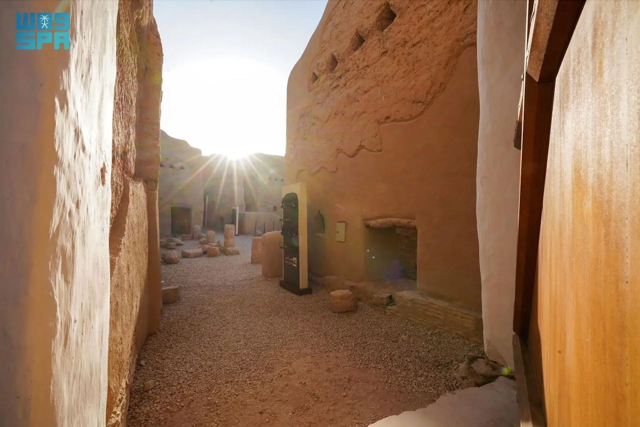 Immersive visitor experiences are being hosted at the Palace of Prince Turki bin Saud in Diriyah. (SPA)