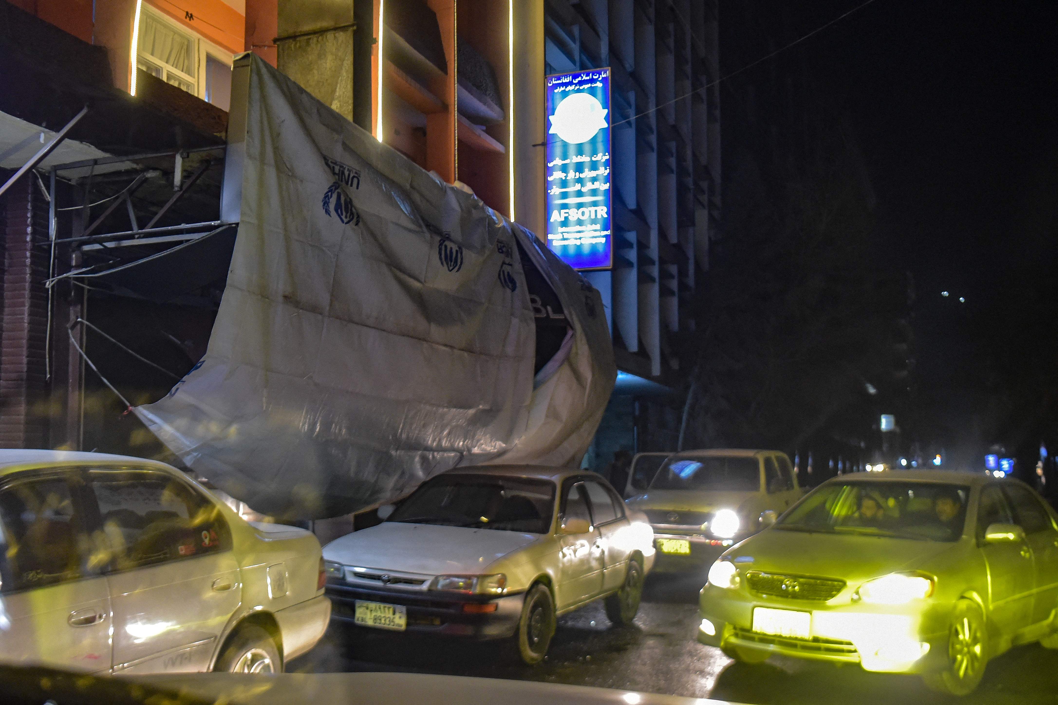 An explosion in the Shahr-e Naw area of Kabul on Monday at a Chinese restaurant killed seven people. (AFP)