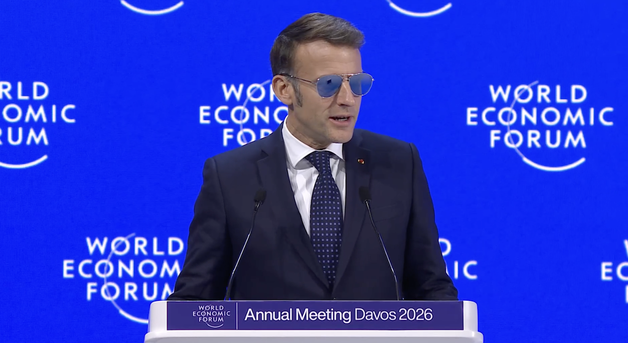 Macron pushes back against Trump’s tariff threats, calls for stronger European sovereignty at Davos