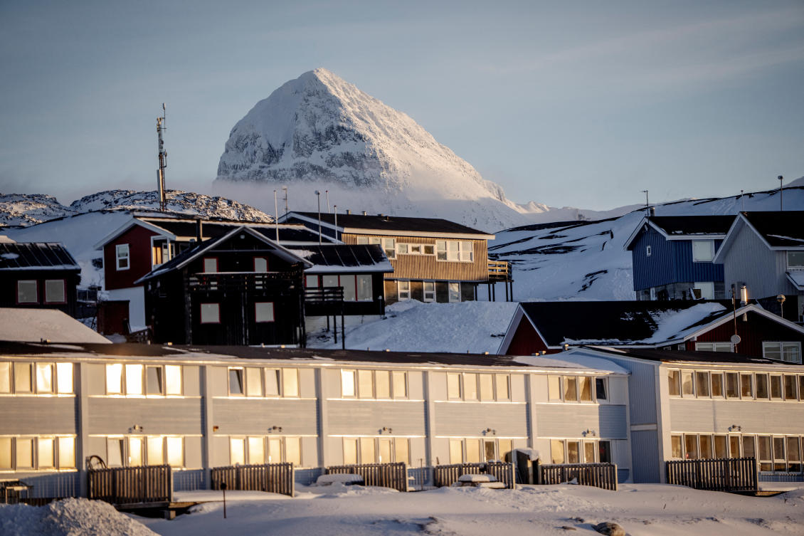 Greenland's capital Nuuk, Tuesday, January 20, 2026. (Ritzau Scanpix/ Mads Claus Rasmussen via Reuters)