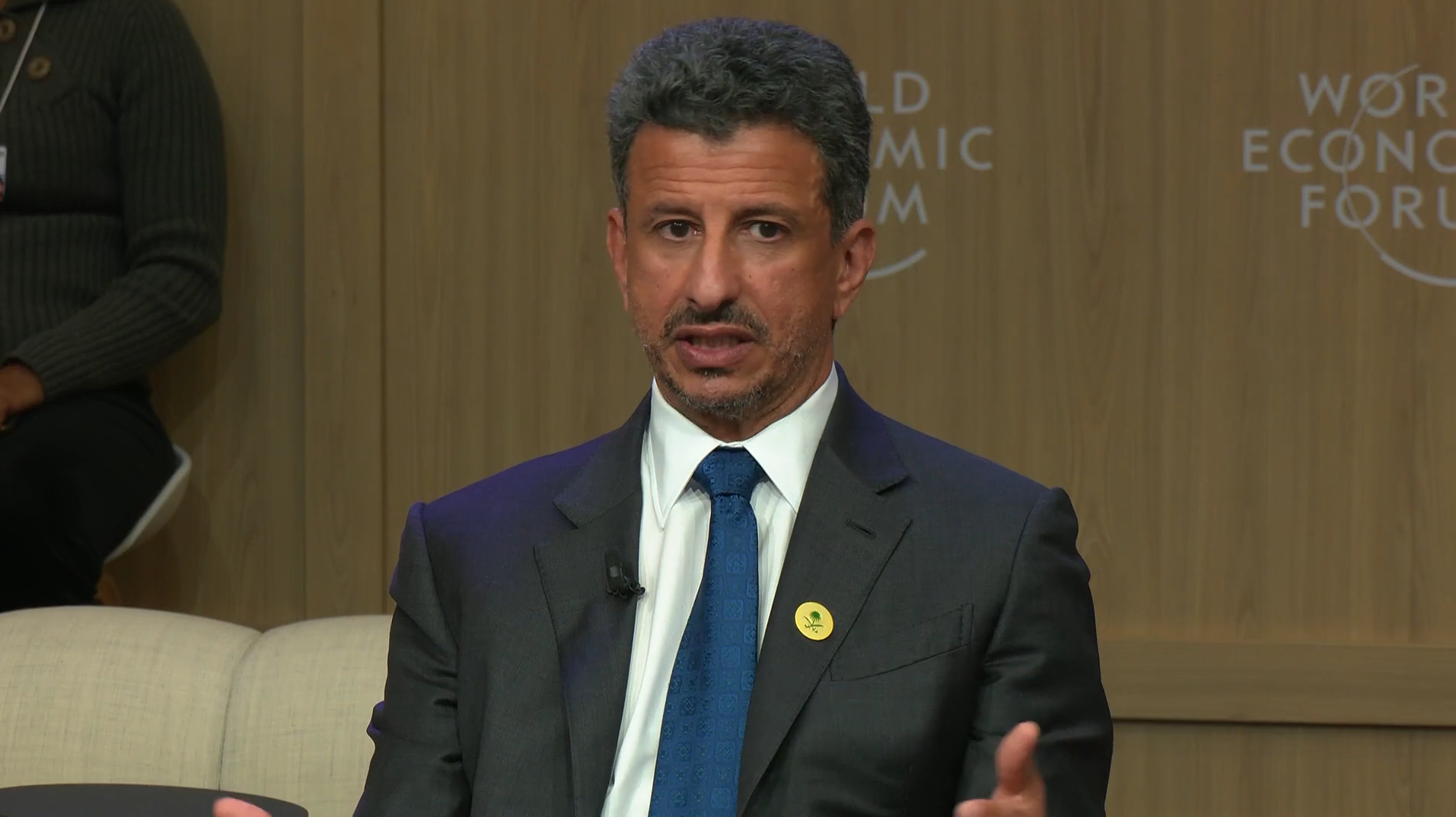 Saudi Tourism Minister Ahmed Al-Khateeb was speaking during a panel discussion at the World Economic Forum’s annual meeting in Davos in a session titled "Experiencing the World." (Screengrab)