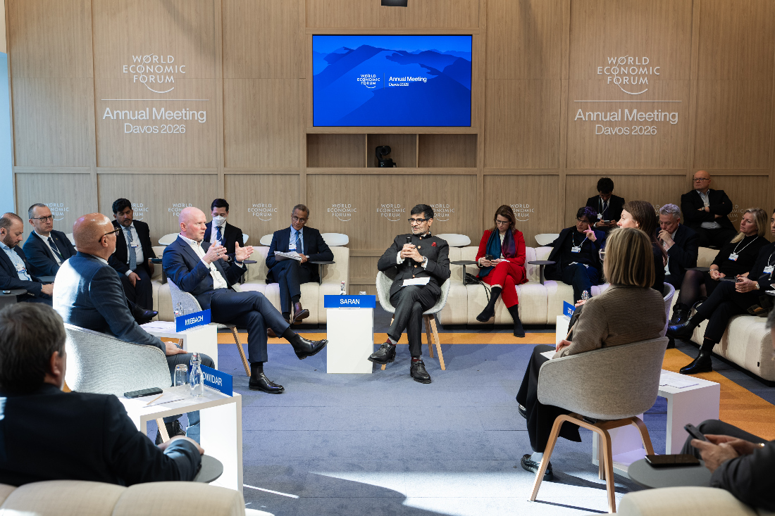 Panelists stressed international collaboration and intelligence sharing between government agencies, law enforcement and the private sector as the way to tackle cross-border threats. (WEF/JPolacsek)