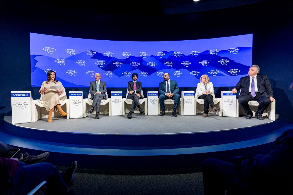Stability is the crucial ingredient for long-term economic growth, especially in an increasingly fragmented global economy, Saudi ministers said at the World Economic Forum in Davos. (WEF)