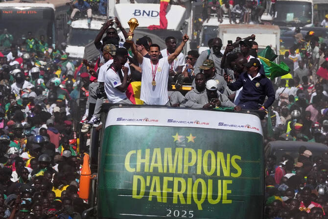 Morocco’s King Mohammed VI said on Thursday that African fraternity would prevail after what he described as “deplorable” acts that marred the closing minutes of the Africa Cup of Nations final between Morocco and Senegal. (AP/File)