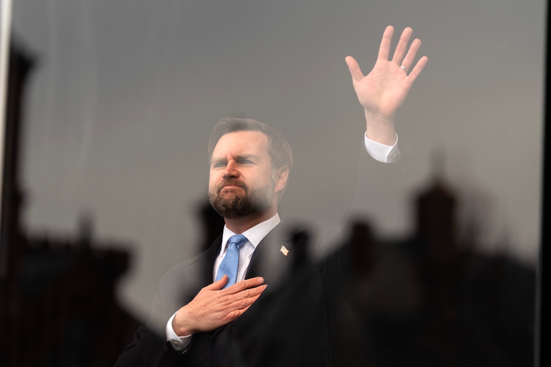 Vice President JD Vance speaks at a rally ahead of the March for Life in Washington, US. (AP)