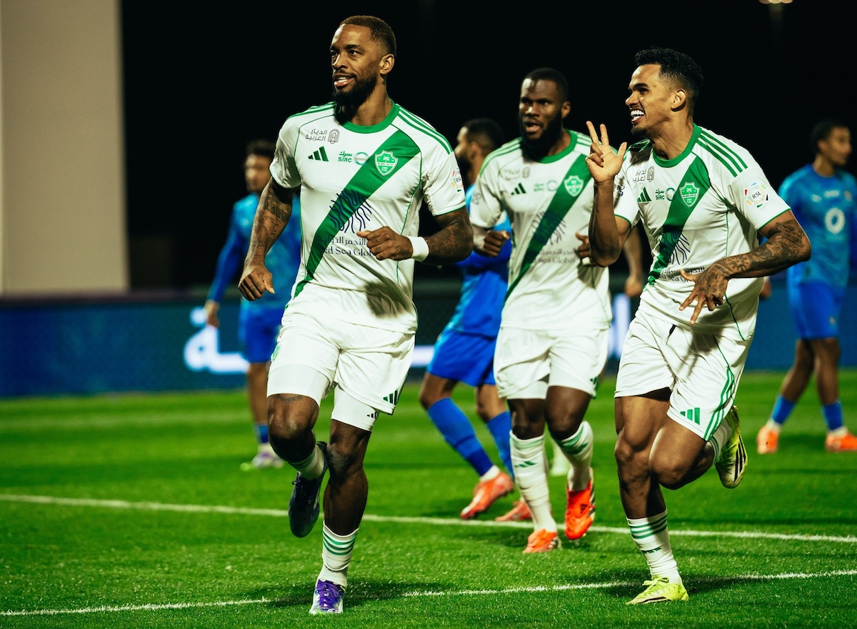 Al-Ahli’s 3-0 win at Neom was their seventh SPL victory in a row. (X: @ALAHLI_FCEN)