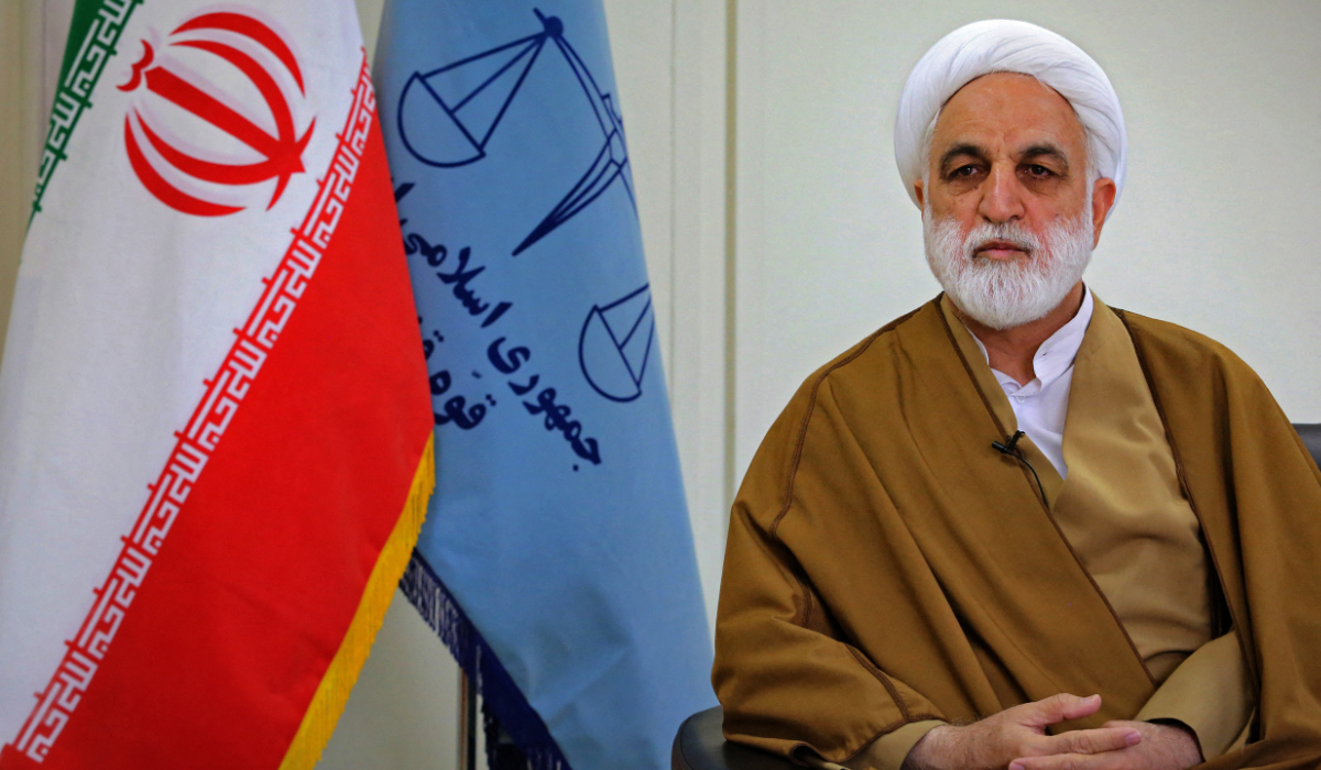 The chief of Iran's judiciary authority, Gholamhossein Mohseni-Ejei. (AFP)