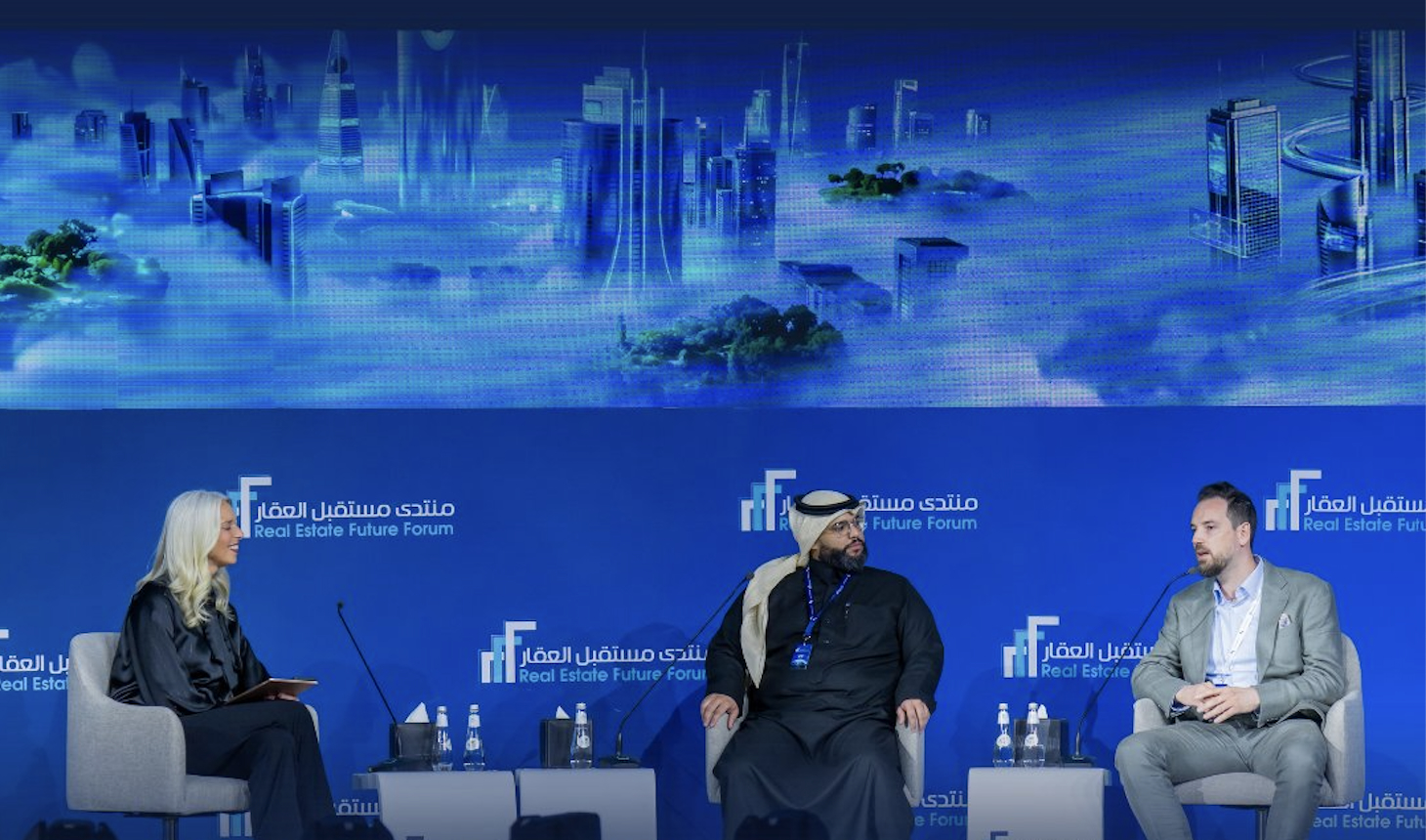 Experts during a panel discussion at the Real Estate Future Forum in Riyadh. Supplied